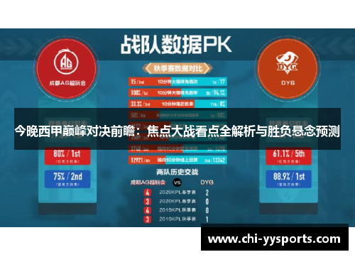 今晚西甲巅峰对决前瞻：焦点大战看点全解析与胜负悬念预测